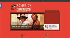 Desktop Screenshot of bobbiofilmfestival.it